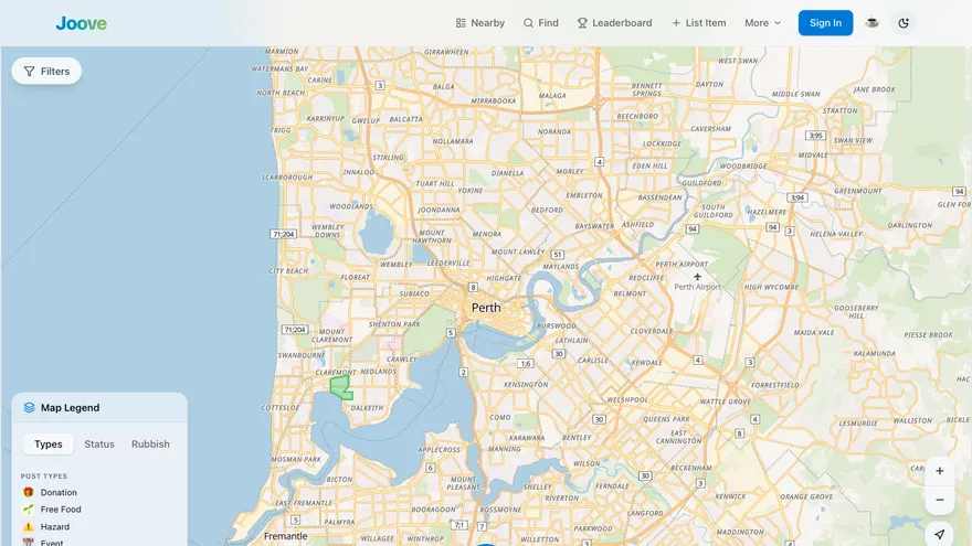 JOOVE — screenshot of the delivered site